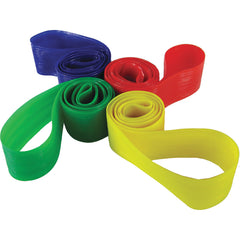 Plastic Team Bands Pk32-4 Asst Cols