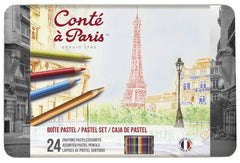 PENCIL PASTEL CONTE ASST COLOR SET OF 24