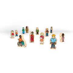 Wooden People Set 42 Pieces