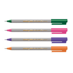 Pen Fineliner 55 Edding Asstd Pk40