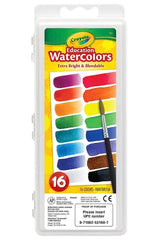 PAINT WTRCLR CRAYOLA 16 COLOR OVAL PAN