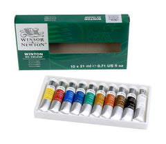 PAINT OIL W + N .7 OZ BASIC SET OF 10