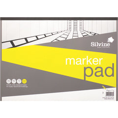 Silvine Marker Pad 50 Sheets A3