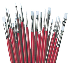 BRUSH RICHESON OIL ACRYLIC LONG HANDLE SET OF 36