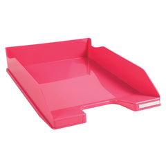 Plastic Letter Tray Pink