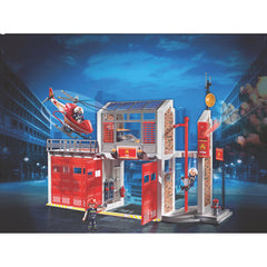 Playmobil Firestation & Ladder Unit