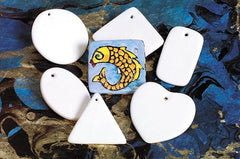 BISQUETTES CERAMIC MEDALLION ASSORTMENT SET OF 150