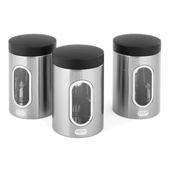 Canisters 1.4L Ss Set Of 3