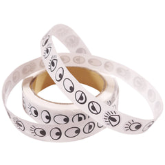 Peel And Stick Eyes Black Roll 1000