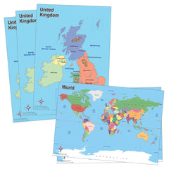 A3 World Map Deskmat/Set/5