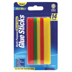 Colour Glue Sticks/Pk14