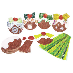 Christmas Pudding Cards Pk30