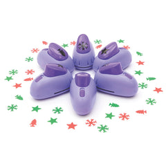 Festive Paper Punches Pk6