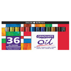 Daler Graduate Oil Paint 22Ml Pk36