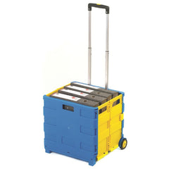 Folding Box Truck Blue & Yellow