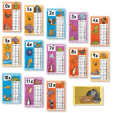 New Times Table Poster Pack Setx13