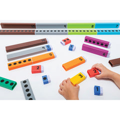 Connecting Number Rods 64Pc Set