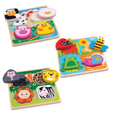 Touch And Feel Puzzle Set Of 3