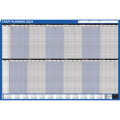 2024 Calendar Staff Planner 910X610
