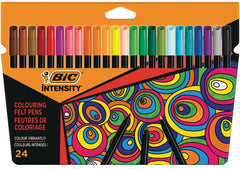 Bic Intensity Feltpens Asstd Pk24