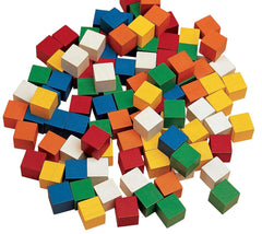CUBES WOODEN COLORS SET OF 102-ACHIEVE