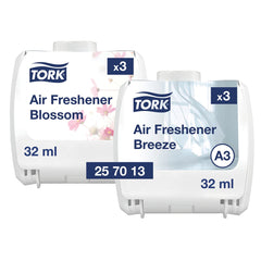 Tork Constant Air Freshener Mixed Pack A33 Breeze And 3 Blossom Refills
