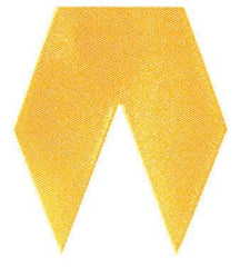 RIBBON. CERTIFICATE SEAL.PRE-CUT SATIN. GOLD. 1 3/4 X 1 1/2 IN. PACK OF 25