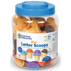 Mini Letter Scoops 26 Piece Set