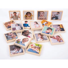 My Emotions Wooden Tiles 18 Pack