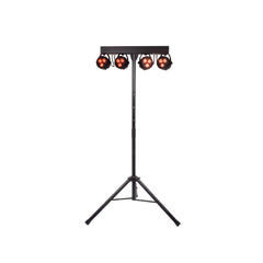 QTX Recharge Performer LED PAR bar with tripod stand