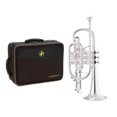 John Packer JP271SW Smith-Watkins intermediate Bb cornet outfit – Silver plated