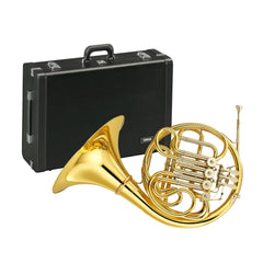 Yamaha YHR567 intermediate double F/Bb French horn outfit - Fixed bell