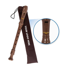 Recorder Workshop custom logo descant recorder - Brown