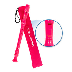 Recorder Workshop custom logo descant recorder - Pink