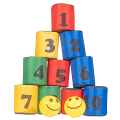 DS Can Throw Game SET (10 Cans and 2 Balls)