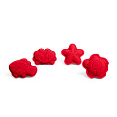 Cherry Red Character Sand Moulds