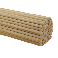 Hardwood Dowel 8mm x 600mm Long (Pack of 50)