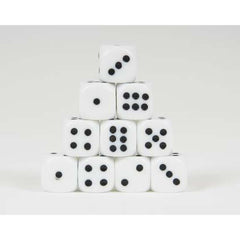 Plastic Dice 16mm - pack of 10
