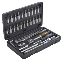 Industrial Socket Set - 1/4\" Drive - 46 Piece Set