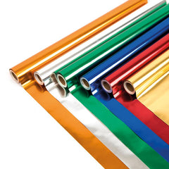 SCO DISPLAY PAPER ROLLS STOCKROOM ASSORTMENT 1218MMX15M METALLIC COLLECTION 4PCS - get 1/2 display roll for free -Min Qty 1