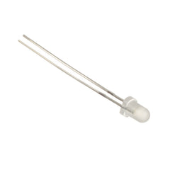 White 3mm Diffused LED - 700mCd