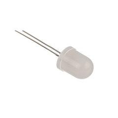 White 10mm Diffused LED - 1750mCd- pack of 10