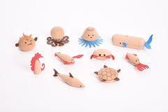 WOODEN SEA CREATURES