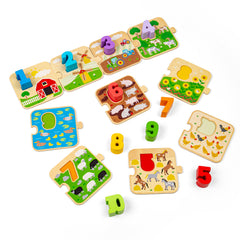 1-10 Tile Puzzle (18 Months +)