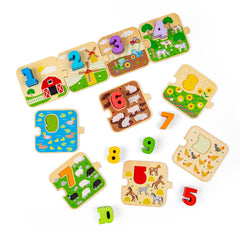 1-10 Tile Puzzle (18 Months +)