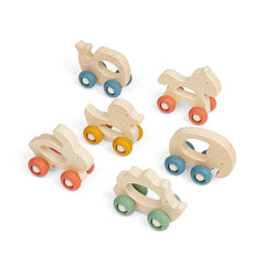 Mini Animal Push Alongs (6) (12 Months +)