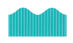 PAC BORDETTE CORRUGATED DECORATIVE BORDER ROLL 57MMX15M AZURE 6PCS -Min Qty 6