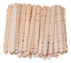 CRAFT STICKS NATURAL NOTCHED PACK OF 1000