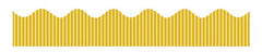 PAC BORDETTE CORRUGATED DECORATIVE BORDER METALLIC ROLL GOLD 57MMX7.5M 1PC -Min Qty 12