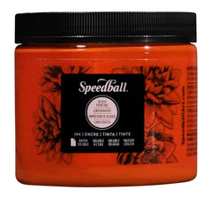 INK WATER SOLUBLE BLOCK PRINTING PINT ORANGE